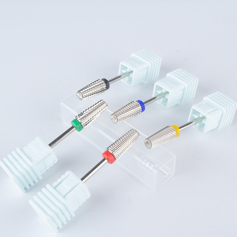 5 U 1 Dvosmjerna konusna svrdla za nokte od tvrdog metala Pribor za svrdla od tvrdog metala Glodalo za stroj za manikuru Uklanjanje gela