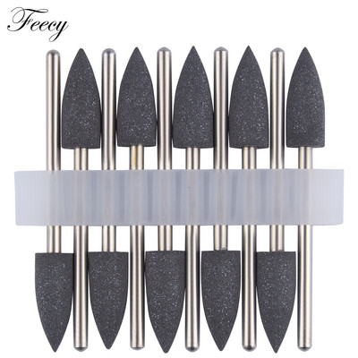 10 kom svrdla za nokte Silikonsko glodalo za manikuru Električne turpije Strojni pribor Pufer za nokte Brusilica za poliranje