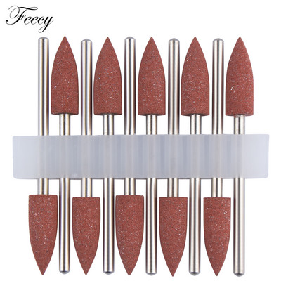 10 kom svrdla za nokte Silikonsko glodalo za manikuru Električne turpije Strojni pribor Pufer za nokte Brusilica za poliranje