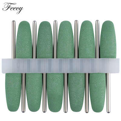 10 kom svrdla za nokte Silikonsko glodalo za manikuru Električne turpije Strojni pribor Pufer za nokte Brusilica za poliranje