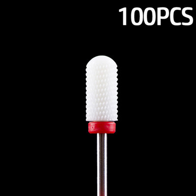 100db/tétel Kerámia körömfúró maró manikűr készlet körömreszelő zselés körömlakk maró 3/32 hüvelykes