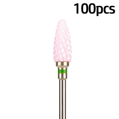100db/tétel Kerámia körömfúró maró manikűr készlet körömreszelő zselés körömlakk maró 3/32 hüvelykes