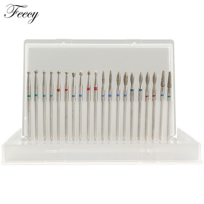 10 τμχ φρέζα για μανικιούρ Σετ τρυπάνια νυχιών από κεραμικό καρβίδιο για αφαίρεση βερνικιού τζελ Τρυπάνι μηχανής μανικιούρ πεντικιούρ