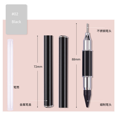 1PC Nail DIY Art Dual-ended Diamond Point Dril Pen Picking Alat za nokte Rhinestones Gems Sticky Picker Voštana olovka Alati za manikuru