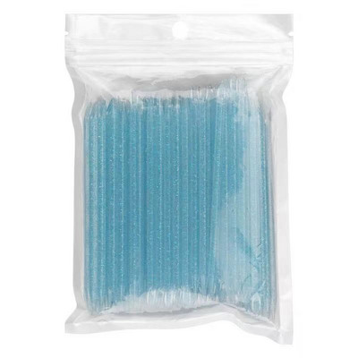 50/PACK Professzionális körömpontozó szerszám 9,5x0,4 cm-es, kétfejű gyöngyök drágakövek, csapszedő kutikula toló felszedőpont fúró 7 szín
