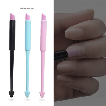 1Pc Navolution Manicure Grinding Pen Nail Quartz Pen Remover Cuticle Pusher Trimmer Γυαλίσματος Γυαλίσματος Εργαλεία περιποίησης νυχιών