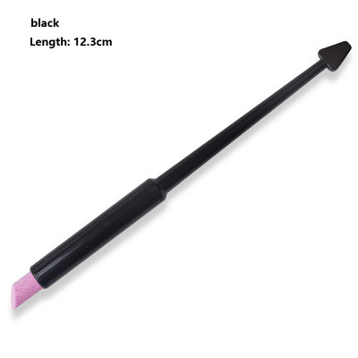 1Pc Navolution Manicure Grinding Pen Nail Quartz Pen Remover Cuticle Pusher Trimmer Γυαλίσματος Γυαλίσματος Εργαλεία περιποίησης νυχιών