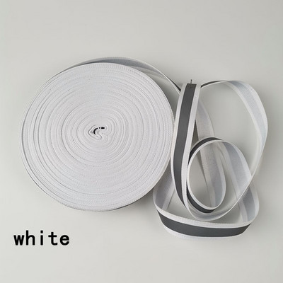 20 mm x 10 mm * 50 m Fluorescentna reflektirajuća tkanina Vrpca Traka Traka Rubna pletenica Obrub Ušivanje trake Dodaci za odjeću