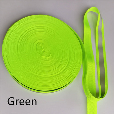 20 mm x 10 mm * 50 m Fluorescentna reflektirajuća tkanina Vrpca Traka Traka Rubna pletenica Obrub Ušivanje trake Dodaci za odjeću