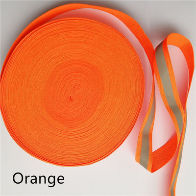 20 mm x 10 mm * 50 m Fluorescentna reflektirajuća tkanina Vrpca Traka Traka Rubna pletenica Obrub Ušivanje trake Dodaci za odjeću
