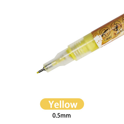 Μανικιούρ Εργαλεία ομορφιάς Nail Art Drawing Στυλό Γκράφιτι Ακρυλικό Αδιάβροχο Επενδύσεις Ζωγραφικής DIY Flower 3D Abstract Lines Nail Art Beauty Tools