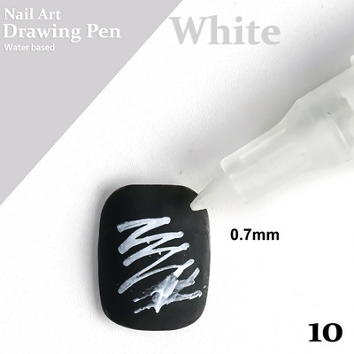 Μανικιούρ Εργαλεία ομορφιάς Nail Art Drawing Στυλό Γκράφιτι Ακρυλικό Αδιάβροχο Επενδύσεις Ζωγραφικής DIY Flower 3D Abstract Lines Nail Art Beauty Tools