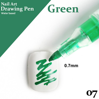 Μανικιούρ Εργαλεία ομορφιάς Nail Art Drawing Στυλό Γκράφιτι Ακρυλικό Αδιάβροχο Επενδύσεις Ζωγραφικής DIY Flower 3D Abstract Lines Nail Art Beauty Tools