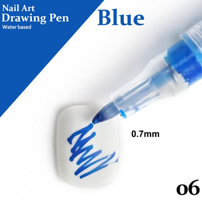 Μανικιούρ Εργαλεία ομορφιάς Nail Art Drawing Στυλό Γκράφιτι Ακρυλικό Αδιάβροχο Επενδύσεις Ζωγραφικής DIY Flower 3D Abstract Lines Nail Art Beauty Tools