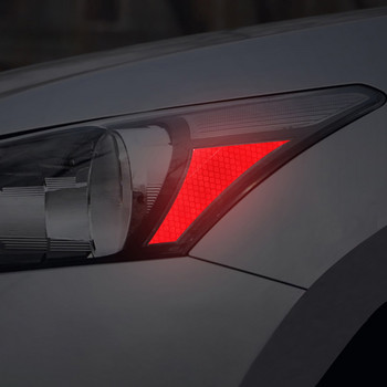 Αυτοκόλλητα μεμβράνης μπροστινού προβολέα αυτοκινήτου για Honda Accord 8ης γενιάς προειδοποίηση οχήματος Εξωτερικά τροποποιημένα διακοσμητικά αυτοκόλλητα Αξεσουάρ αυτοκινήτου