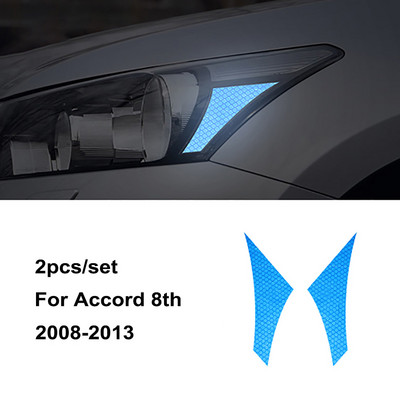 Filmske naljepnice za prednja svjetla automobila za vozilo Honda Accord 8. generacije, modificirano vanjsko upozorenje, ukrasne naljepnice, dodaci za automobile