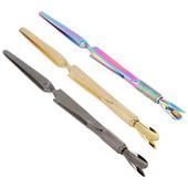 Gurač zanoktica s dvostrukim krajem Lagane pincete za oblikovanje noktiju Elegantan izgled Sigurnost za kozmetičke salone za manikuru