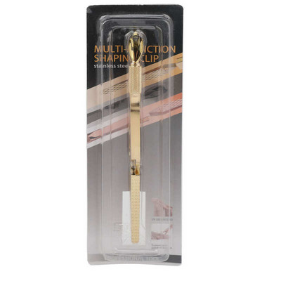 Gurač zanoktica s dvostrukim krajem Lagane pincete za oblikovanje noktiju Elegantan izgled Sigurnost za kozmetičke salone za manikuru