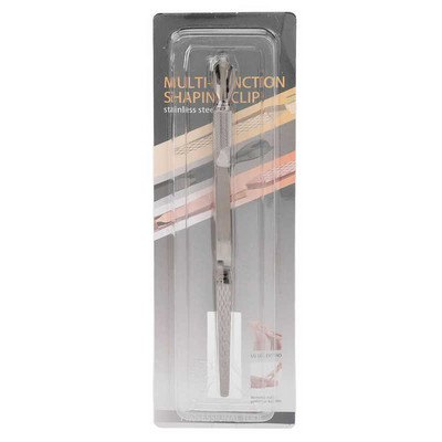 Gurač zanoktica s dvostrukim krajem Lagane pincete za oblikovanje noktiju Elegantan izgled Sigurnost za kozmetičke salone za manikuru