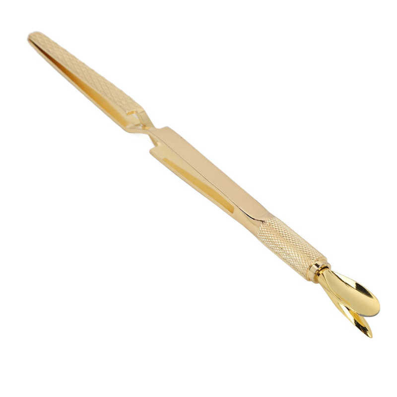 Gurač zanoktica s dvostrukim krajem Lagane pincete za oblikovanje noktiju Elegantan izgled Sigurnost za kozmetičke salone za manikuru