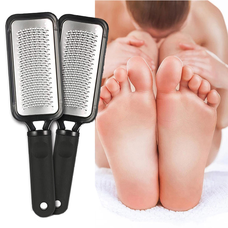 1 vnt pėdų šveitiklis nerūdijančio plieno pėdų negyvos odos valiklis, plaunamas pedikiūro dildiklis pėdų grandiklis, pašalinantis nuospaudas pėdoms
