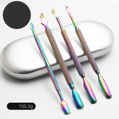 BQAN Πολύχρωμο Πεντικιούρ Καθαριστικό Εργαλεία Καλλιτεχνίας Νυχιών από ανοξείδωτο ατσάλι, πολύχρωμο, καθαριστικό νυχιών