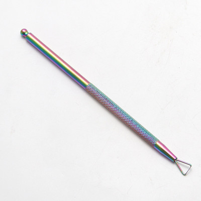 BQAN Πολύχρωμο Πεντικιούρ Καθαριστικό Εργαλεία Καλλιτεχνίας Νυχιών από ανοξείδωτο ατσάλι, πολύχρωμο, καθαριστικό νυχιών