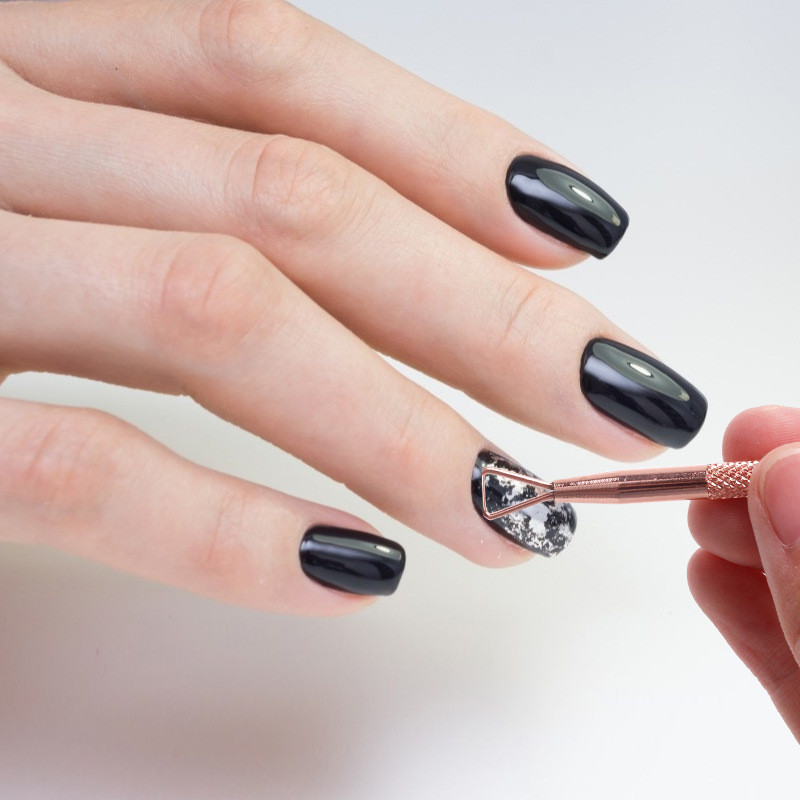 3 Styles Cuticle Pusher körömlakk eltávolító gél körömlakk lehúzó kaparó rozsdamentes acél tiszta manikűr eszközök körmökhöz