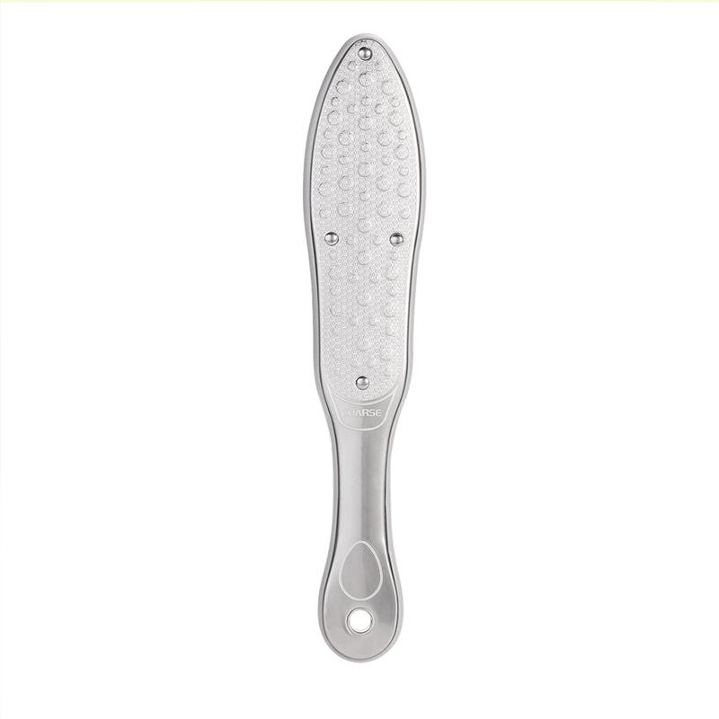 Pedikűr Lábápoló eszközök Lábreszelő bőrkeményedés Dead Foot Skin Care Remover Szettek rozsdamentes acél kétoldali hámlasztó súroló