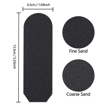 10 бр./опаковка Пили за смяна на крака. Инструмент за грижа за педикюр, шкурка, премахване на мазоли, черен, твърда, мъртва кожа, премахващ масаж на краката