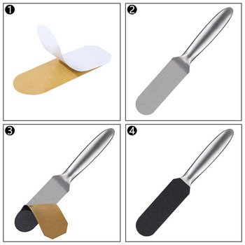 10 τεμ./συσκευασία Foot Replace Files Sading Pedicure-Care-Tool Sand-Paper Callus-Remover Black Hard Dead-Skin-Remover Foot-Massage