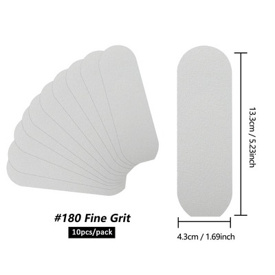 10kom/paket Turpije za zamjenu stopala Sading Pedikura-Alat za njegu-Brusni papir-Uklanjanje žuljeva-Crna tvrda mrtva koža-Uklanjanje-Masaža stopala