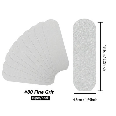 10kom/paket Turpije za zamjenu stopala Sading Pedikura-Alat za njegu-Brusni papir-Uklanjanje žuljeva-Crna tvrda mrtva koža-Uklanjanje-Masaža stopala