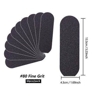 10kom/paket Turpije za zamjenu stopala Sading Pedikura-Alat za njegu-Brusni papir-Uklanjanje žuljeva-Crna tvrda mrtva koža-Uklanjanje-Masaža stopala