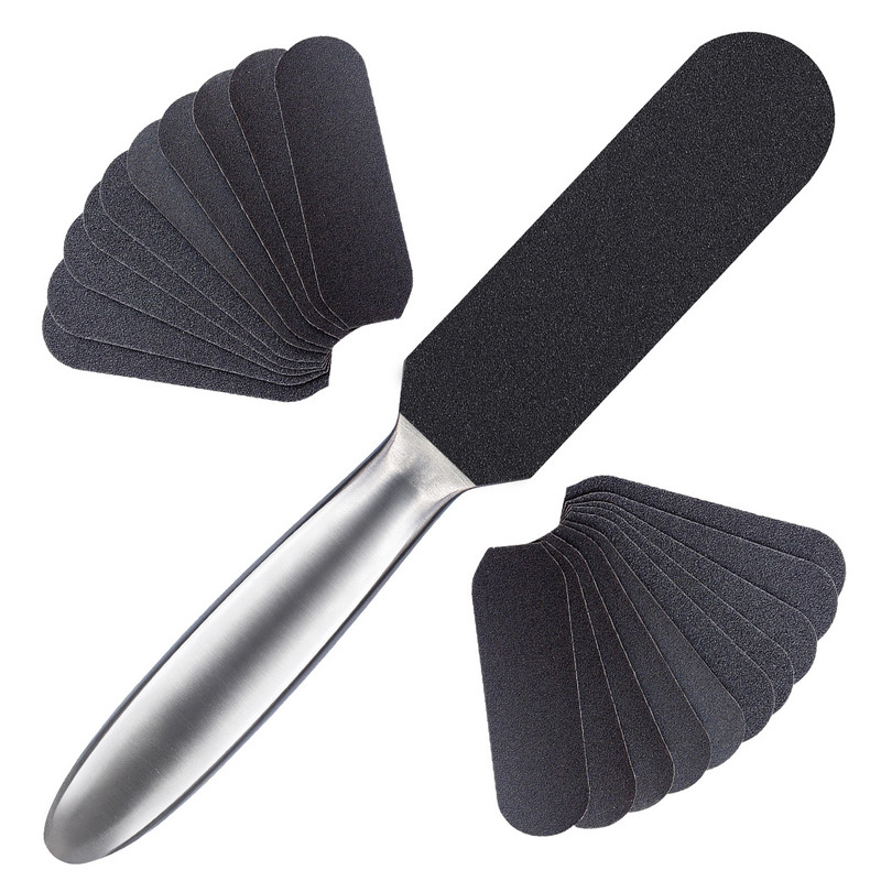 10kom/paket Turpije za zamjenu stopala Sading Pedikura-Alat za njegu-Brusni papir-Uklanjanje žuljeva-Crna tvrda mrtva koža-Uklanjanje-Masaža stopala
