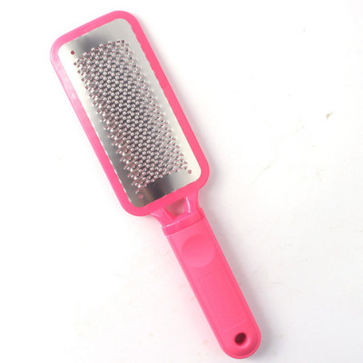 Pedikīra pēdu vīles skrāpis Callus Dead Skin Remover Nerūsējošais tērauds Pārnēsājams Rasp Colossal pēdu rīve Skruberis Mitrās, sausās pēdas kopšana