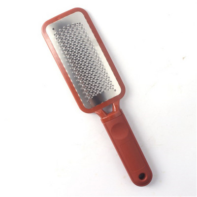 Pedikīra pēdu vīles skrāpis Callus Dead Skin Remover Nerūsējošais tērauds Pārnēsājams Rasp Colossal pēdu rīve Skruberis Mitrās, sausās pēdas kopšana
