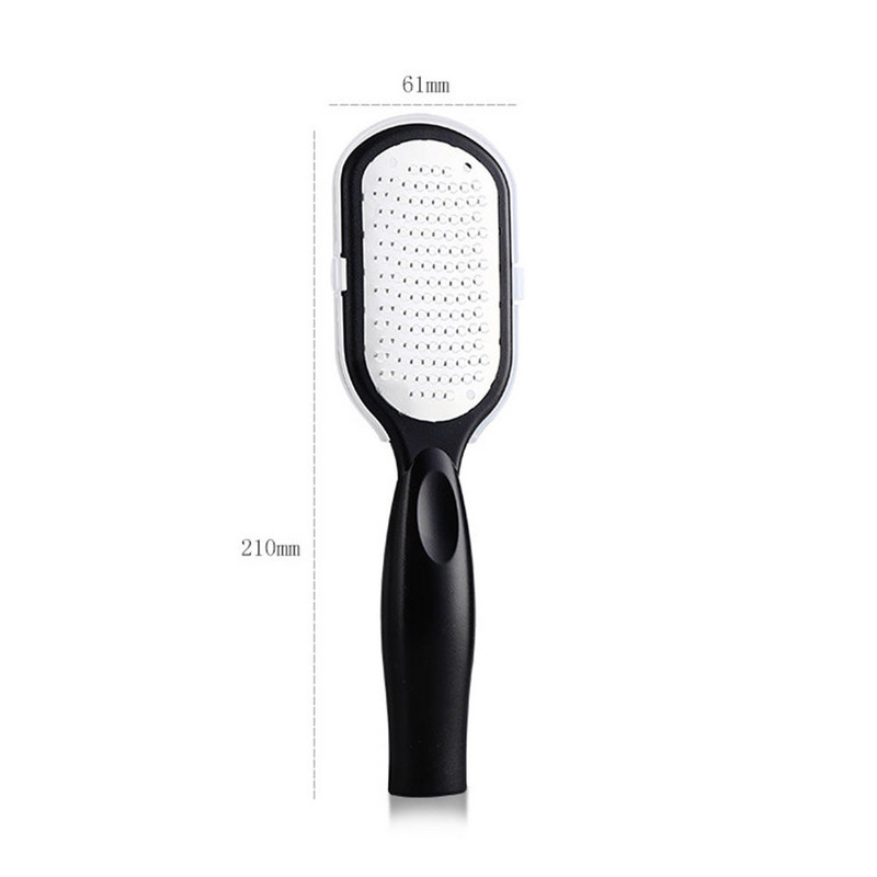 Pedikiūro pėdų dildės grandiklis Callus Dead Skin Remover Nerūdijančio plieno Nešiojama Rasp Colossal Pėdų trintuvė Šveitiklis Drėgna sausų pėdų priežiūra