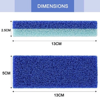 1/2/4 бр. Пемза за крака Гъба за мазоли Дебела груба кожа Инструменти за педикюр за еднократна употреба Средство за премахване на мазоли Скраб Пила за крака Почистване