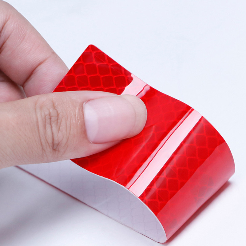 5Pcs/set Sigurnosne snažne reflektirajuće trake Reflektirajuća naljepnica za automobil Traka upozorenja Naljepnice za reflektirajuću traku za automobil Dodatna oprema za eksterijer automobila