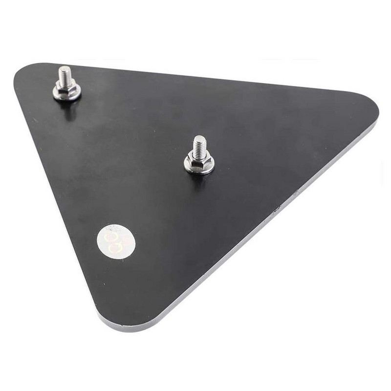 2 buc. Reflector triunghiular reflectorizant roșu triunghiular de avertizare de siguranță pentru remorcă RV rulotă camion tractor barcă