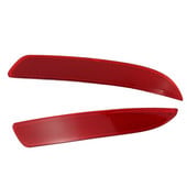 Autó hátsó lökhárító fényvisszaverő X5 E70 2007-2013 lökhárító burkolat reflektor marker hátsó lámpa 63217158949 63217158950 piros lencse