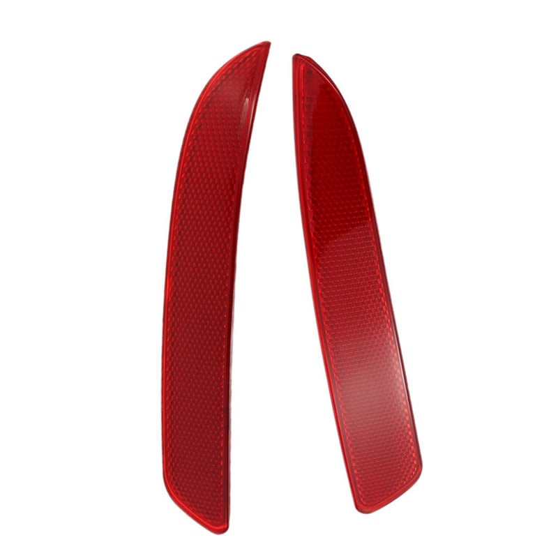 Autó hátsó lökhárító fényvisszaverő X5 E70 2007-2013 lökhárító burkolat reflektor marker hátsó lámpa 63217158949 63217158950 piros lencse