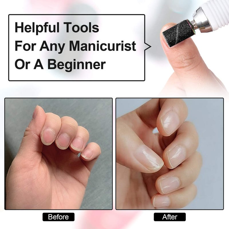 100 db Professzionális körömcsiszoló szalag, Grit #240 körömmanikűrpolírozó, Files manikűr eszközök körömfúróhoz