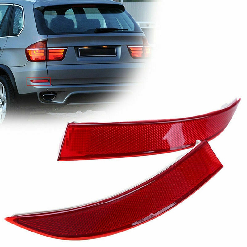 1 pereche capac autocolant reflector bara spate stânga și dreapta pentru-BMW X5 E70 LCI 2011-2013 63147240997 63147240998