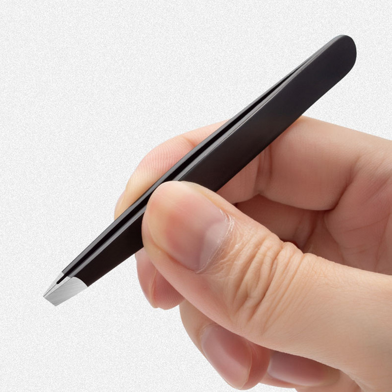 1kom pinceta za obrve Precizno čupanje finih dlačica Čupanje dlačica za bradu Štipaljke za obrve od nehrđajućeg čelika Alat za šminkanje