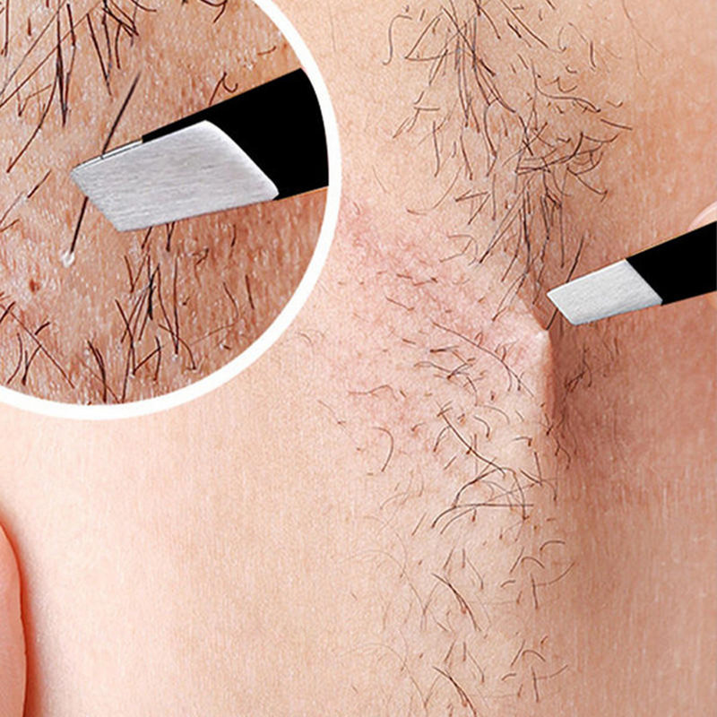 1kom pinceta za obrve Precizno čupanje finih dlačica Čupanje dlačica za bradu Štipaljke za obrve od nehrđajućeg čelika Alat za šminkanje