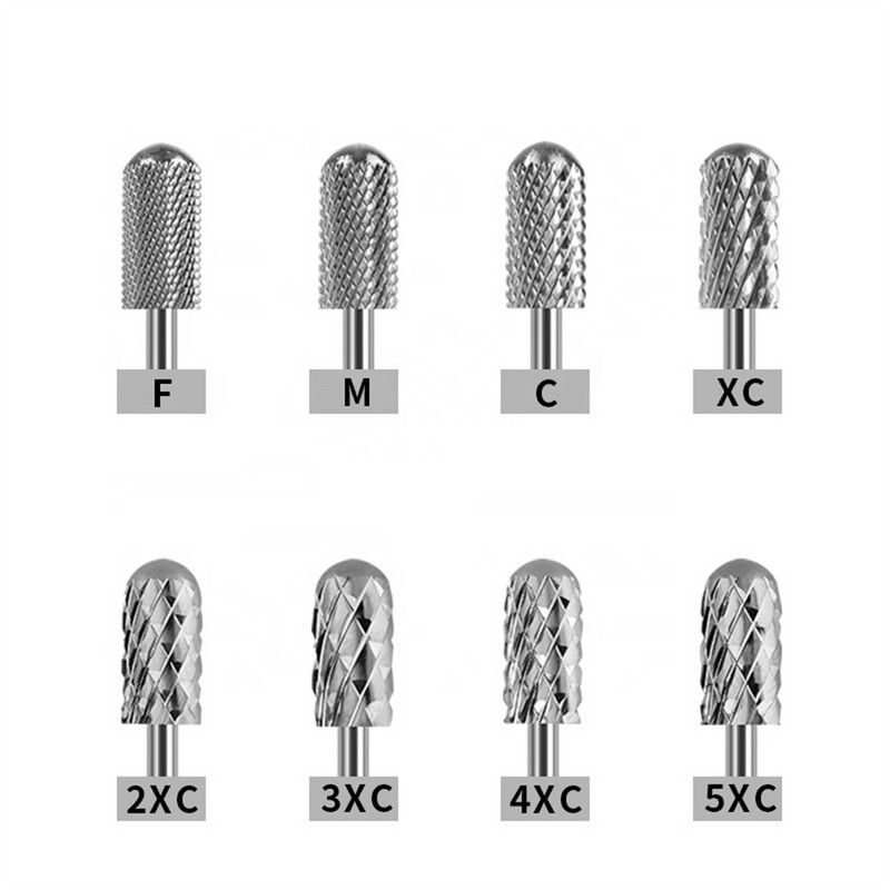 3/32" biztonsági szögkeményfém sima kerek tetejű nagy hordófej elektromos Dremel fúrógéphez Szemcseméret 4XC 3XC 2XC XC CMF XF