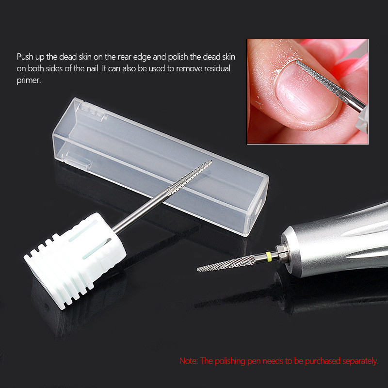 Τρυπάνι βολφραμίου για νύχια 3/32" Tornado Nail Bits for Cuticle Remove Acrylic Gel Nails Εργαλεία μανικιούρ Efile Accessories