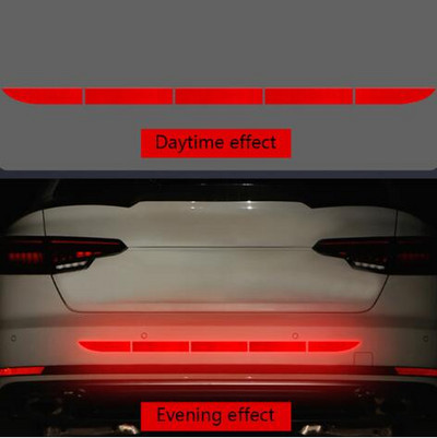 5 τμχ Ανακλαστικό αυτοκόλλητο πορτμπαγκάζ αυτοκινήτου Styling αυτοκινήτου για Renault clio megane 2 3 duster renault Scenic Sandero Captur Twingo